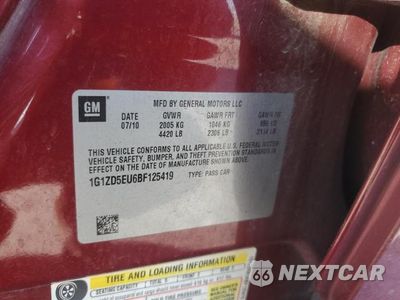 Zdjęcie 13 z 13 samochodu: 2011 CHEVROLET MALIBU 2LT VIN:1G1ZD5EU6BF125419 - miniatura