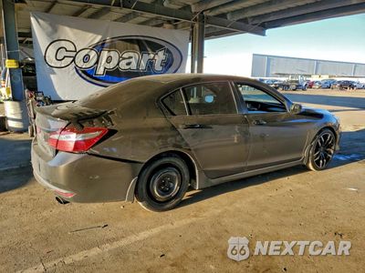 Trzecie zdjęcie samochodu z tyłu: 2016 HONDA ACCORD SPORT VIN:1HGCR2F50GA185531 - miniatura