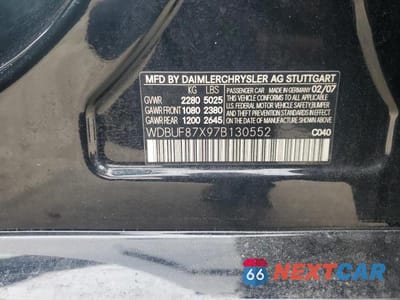Zdjęcie 12 z 12 samochodu: 2007 MERCEDES-BENZ E 350 4MATIC VIN:WDBUF87X97B130552 - miniatura