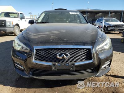 Piąte zdjęcie samochodu w środku: 2015 INFINITI Q50 BASE VIN:JN1BV7AR1FM406146 - miniatura