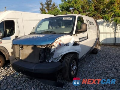 2023 GMC SAVANA G2500 DELIVERY VAN 1GTW7AFP3P1120363 - główne zdjęcie licytacji z USA - miniatura