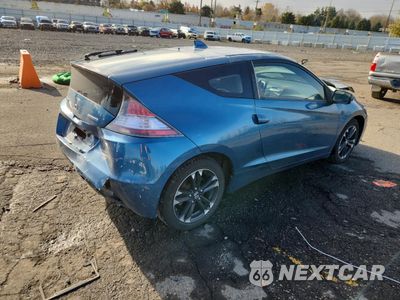 Trzecie zdjęcie samochodu z tyłu: 2014 HONDA CR-Z VIN:JHMZF1D46ES002161 - miniatura