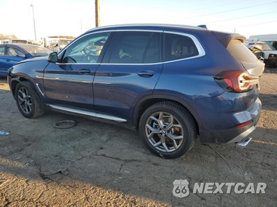 Drugie zdjęcie samochodu z przodu: 2022 BMW X3 XDRIVE30I VIN:5UX53DP0XN9L45256 - miniatura
