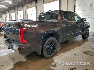 Trzecie zdjęcie samochodu z tyłu: 2023 TOYOTA TUNDRA CREWMAX PLATINUM VIN:5TFMC5DB4PX025812 - miniatura