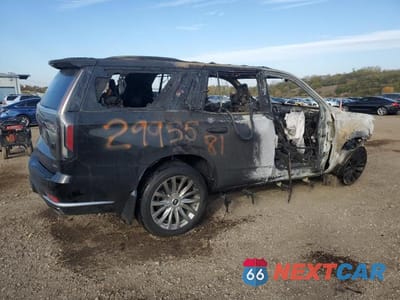 Trzecie zdjęcie samochodu z tyłu: 2023 CADILLAC ESCALADE PREMIUM LUXURY VIN:1GYS4BKL3PR351730 - miniatura