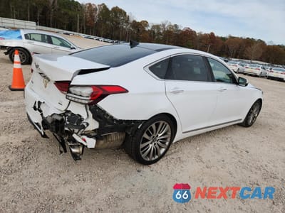 Trzecie zdjęcie samochodu z tyłu: 2018 GENESIS G80 VIN:KMHGN4JF8JU256922 - miniatura