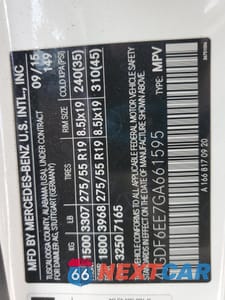 Zdjęcie 14 z 14 samochodu: 2016 MERCEDES-BENZ GL 450 4MATIC VIN:4JGDF6EE7GA661595 - miniatura