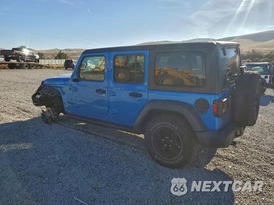 Drugie zdjęcie samochodu z przodu: 2022 JEEP WRANGLER UNLIMITED SPORT VIN:1C4HJXDM7NW173489 - miniatura