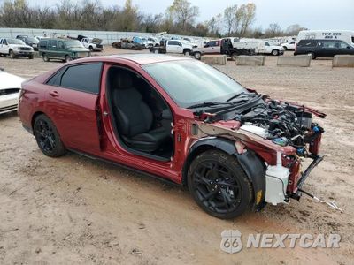 Czwarte zdjęcie samochodu z boku: 2025 HYUNDAI ELANTRA N LINE VIN:KMHLR4DF6SU032421 - miniatura