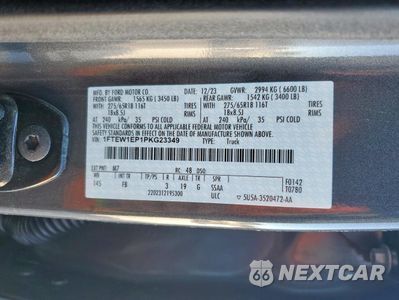 Zdjęcie 12 z 13 samochodu: 2023 FORD F150 SUPERCREW VIN:1FTEW1EP1PKG23349 - miniatura