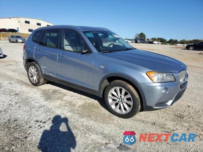 Czwarte zdjęcie samochodu z boku: 2013 BMW X3 XDRIVE28I VIN:5UXWX9C52D0A17729 - miniatura