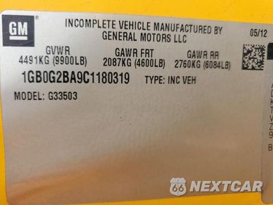 Zdjęcie 10 z 10 samochodu: 2012 CHEVROLET EXPRESS G33503 SCHOOL BUS VIN:1GB0G2BA9C1180319 - miniatura