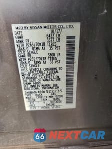 Zdjęcie 12 z 13 samochodu: 2006 NISSAN TITAN XE VIN:1N6BA07A96N522235 - miniatura