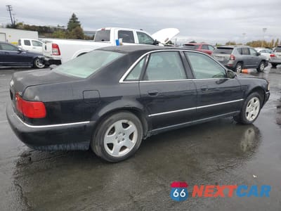 Trzecie zdjęcie samochodu z tyłu: 2000 AUDI A8 QUATTRO VIN:WAUFL54D6YN003685 - miniatura