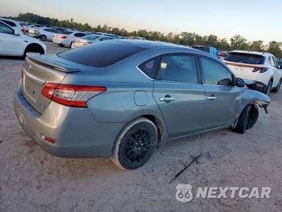 Trzecie zdjęcie samochodu z tyłu: 2014 NISSAN SENTRA S VIN:3N1AB7AP0EL622548 - miniatura