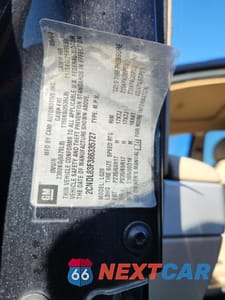 Zdjęcie 13 z 13 samochodu: 2008 CHEVROLET EQUINOX LTZ VIN:2CNDL83F386335727 - miniatura
