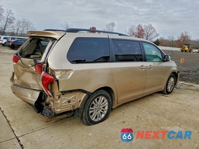 Trzecie zdjęcie samochodu z tyłu: 2014 TOYOTA SIENNA XLE VIN:5TDYK3DC0ES434300 - miniatura