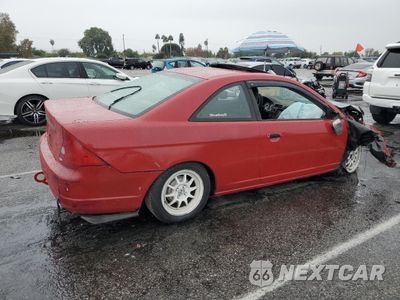 Trzecie zdjęcie samochodu z tyłu: 2002 HONDA CIVIC EX VIN:1HGEM22902L010662 - miniatura