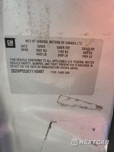 Zdjęcie 12 z 14 samochodu: 2007 PONTIAC GRAND PRIX VIN:2G2WP552671140487 - miniatura