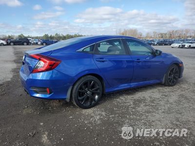Trzecie zdjęcie samochodu z tyłu: 2020 HONDA CIVIC SPORT VIN:2HGFC2F8XLH539057 - miniatura