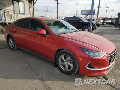 Czwarte zdjęcie samochodu z boku: 2021 HYUNDAI SONATA SE VIN:5NPEG4JA7MH094242 - miniatura