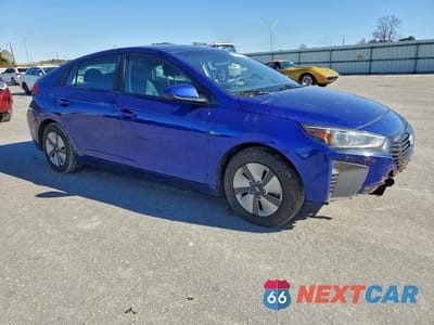 Czwarte zdjęcie samochodu z boku: 2019 HYUNDAI IONIQ BLUE VIN:KMHC65LC5KU113612 - miniatura
