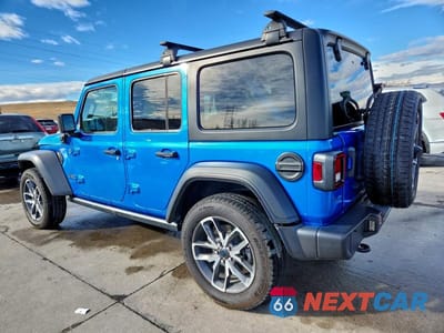 Drugie zdjęcie samochodu z przodu: 2025 JEEP WRANGLER SPORT 4XE VIN:1C4RJXN68SW565140 - miniatura