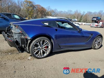 Trzecie zdjęcie samochodu z tyłu: 2016 CHEVROLET CORVETTE Z06 2LZ VIN:1G1YS2D62G5613055 - miniatura
