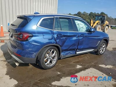 Trzecie zdjęcie samochodu z tyłu: 2022 BMW X3 XDRIVE30I VIN:WBX57DP0XNN176646 - miniatura