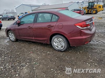 Drugie zdjęcie samochodu z przodu: 2013 HONDA CIVIC LX VIN:19XFB2F58DE076291 - miniatura