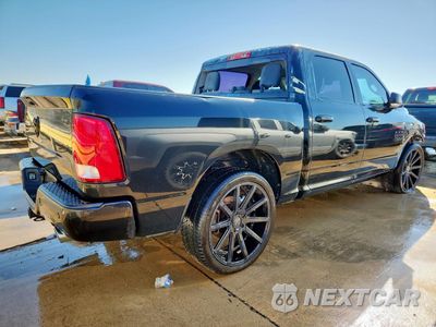 Trzecie zdjęcie samochodu z tyłu: 2018 RAM 1500 SLT VIN:1C6RR6LT9JS216903 - miniatura