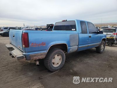 Trzecie zdjęcie samochodu z tyłu: 1996 GMC SIERRA K1500 VIN:1GTEK19M0TE526342 - miniatura