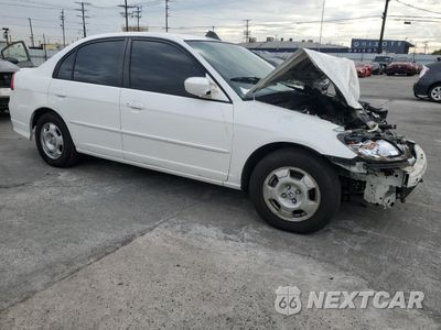 Czwarte zdjęcie samochodu z boku: 2004 HONDA CIVIC HYBRID VIN:JHMES96654S004411 - miniatura