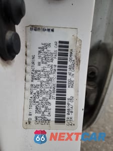 Zdjęcie 12 z 14 samochodu: 1996 TOYOTA COROLLA DX VIN:2T1BB02E1TC175010 - miniatura