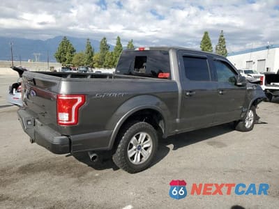 Trzecie zdjęcie samochodu z tyłu: 2017 FORD F150 SUPERCREW VIN:1FTEW1CP6HKC55481 - miniatura
