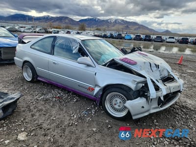 Czwarte zdjęcie samochodu z boku: 1998 HONDA CIVIC EX VIN:1HGEJ8149WL126563 - miniatura