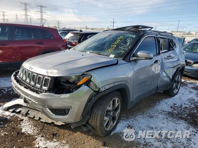 2019 JEEP COMPASS LIMITED 3C4NJDCB8KT666620 - główne zdjęcie licytacji z USA - miniatura