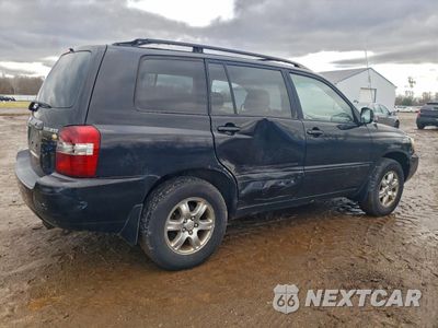 Trzecie zdjęcie samochodu z tyłu: 2004 TOYOTA HIGHLANDER BASE VIN:JTEDP21A840041302 - miniatura