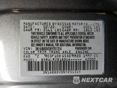 Zdjęcie 12 z 13 samochodu: 2022 NISSAN SENTRA SR VIN:3N1AB8DV0NY251314 - miniatura