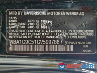 Zdjęcie 12 z 12 samochodu: 2016 BMW 228 XI SULEV VIN:WBA1G9C51GV599786 - miniatura