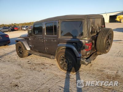 Drugie zdjęcie samochodu z przodu: 2021 JEEP WRANGLER UNLIMITED SAHARA 4XE VIN:1C4JJXP64MW676989 - miniatura