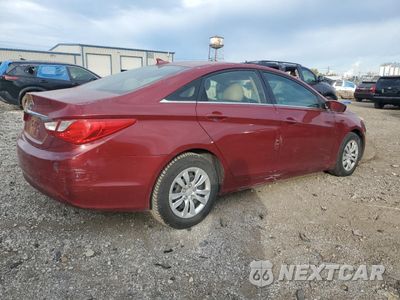 Trzecie zdjęcie samochodu z tyłu: 2012 HYUNDAI SONATA GLS VIN:5NPEB4AC5CH327971 - miniatura