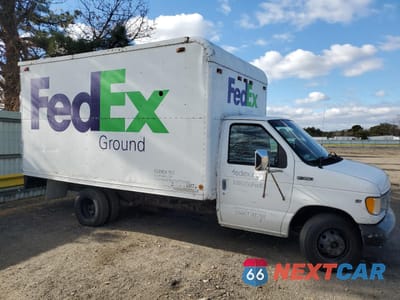 Czwarte zdjęcie samochodu z boku: 1997 FORD E350 BOX TRUCK VIN:1FDKE37L7VHB87771 - miniatura