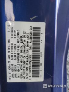 Zdjęcie 13 z 15 samochodu: 2013 HONDA ACCORD EXL VIN:1HGCT1B87DA004187 - miniatura