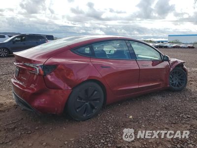 Trzecie zdjęcie samochodu z tyłu: 2024 TESLA MODEL 3 VIN:5YJ3E1EB0RF844066 - miniatura