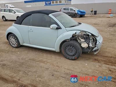 Czwarte zdjęcie samochodu z boku: 2006 VOLKSWAGEN NEW BEETLE CONVERTIBLE OPTION PACKAGE 1 VIN:3VWRF31Y16M320572 - miniatura