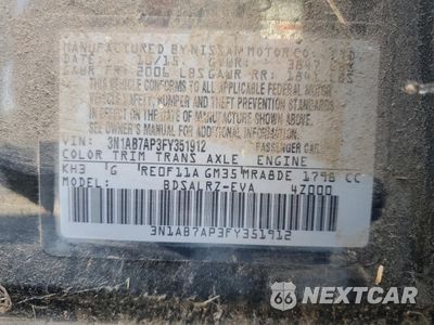 Zdjęcie 12 z 12 samochodu: 2015 NISSAN SENTRA S VIN:3N1AB7AP3FY351912 - miniatura