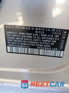 Zdjęcie 12 z 14 samochodu: 2013 VOLKSWAGEN JETTA SE VIN:3VWDX7AJ5DM255241 - miniatura