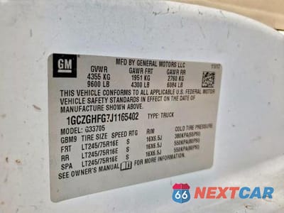 Zdjęcie 13 z 13 samochodu: 2018 CHEVROLET EXPRESS 3500 6.0L V8 VIN:1GCZGHFG7J1165402 - miniatura