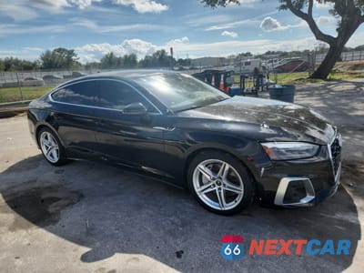 Czwarte zdjęcie samochodu z boku: 2021 AUDI A5 PREMIUM 45 VIN:WAUDACF50MA040143 - miniatura